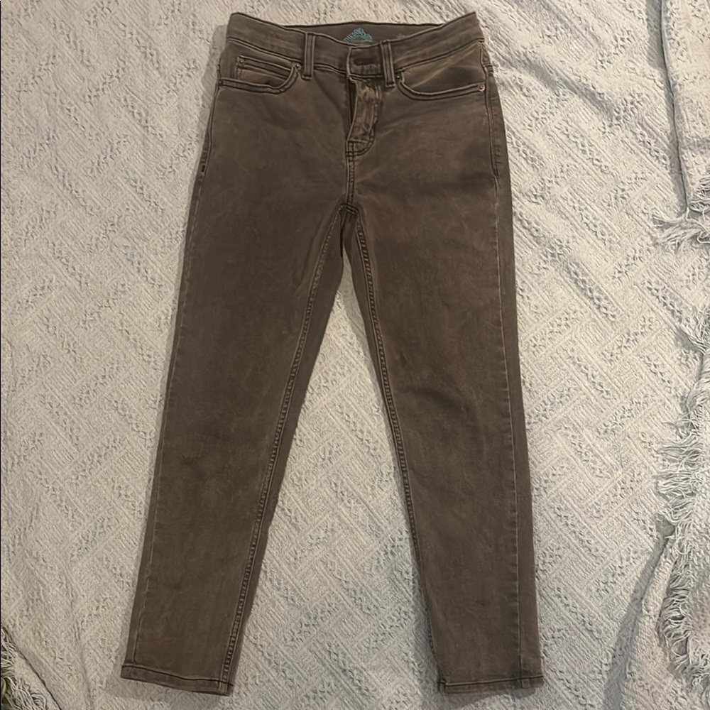 Dark Gray Denim Jeans Size 10 but run SMALL!